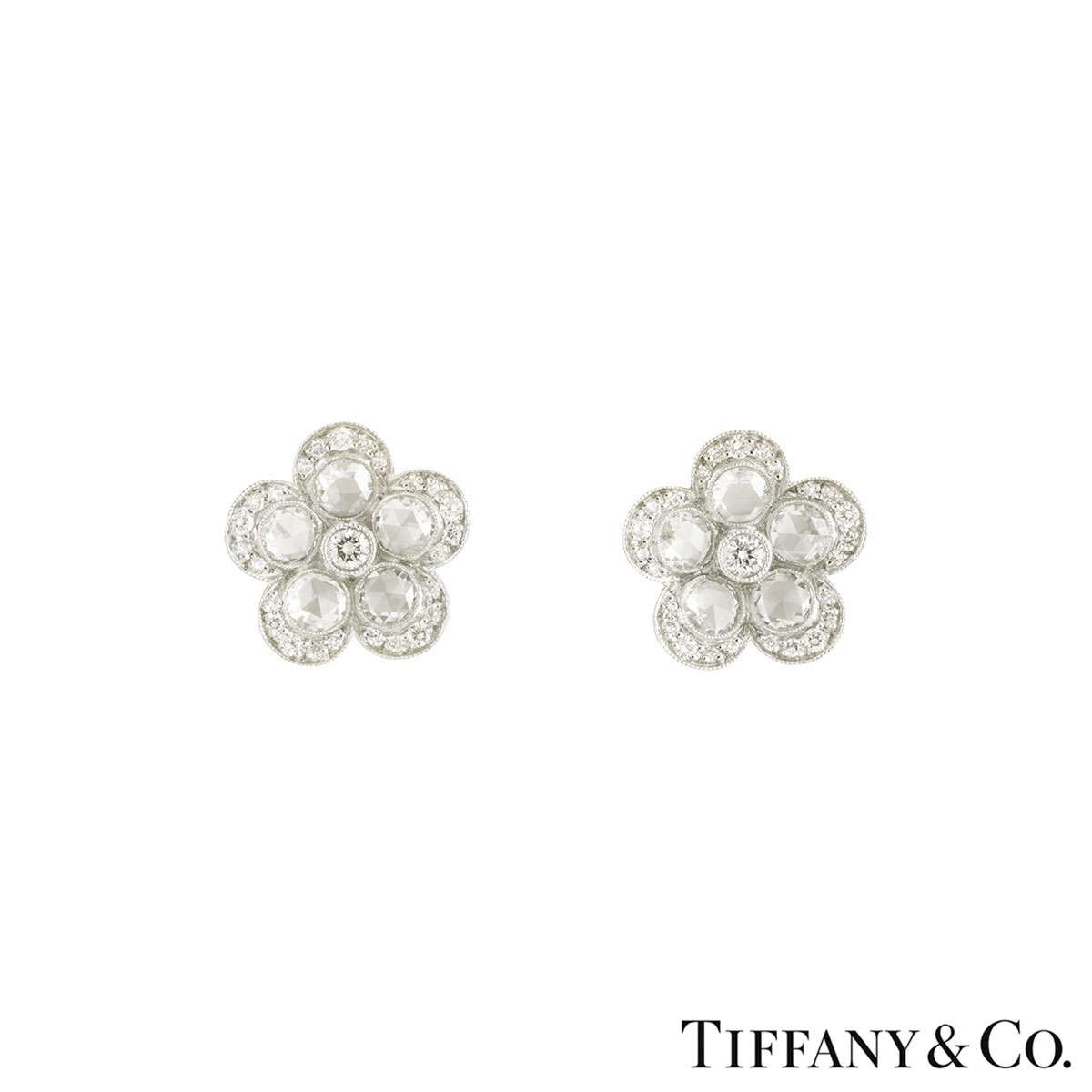 tiffany flower earrings